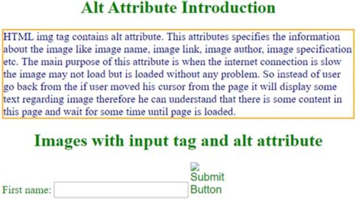 Alt Text/tag Or Attribute - How To Discuss
