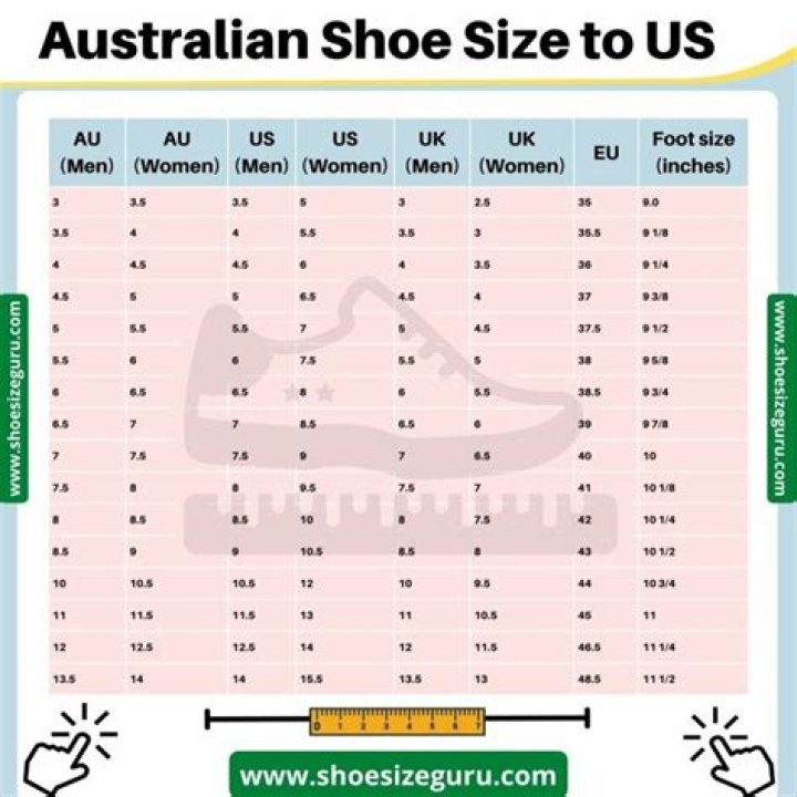 Aus shoe size to us