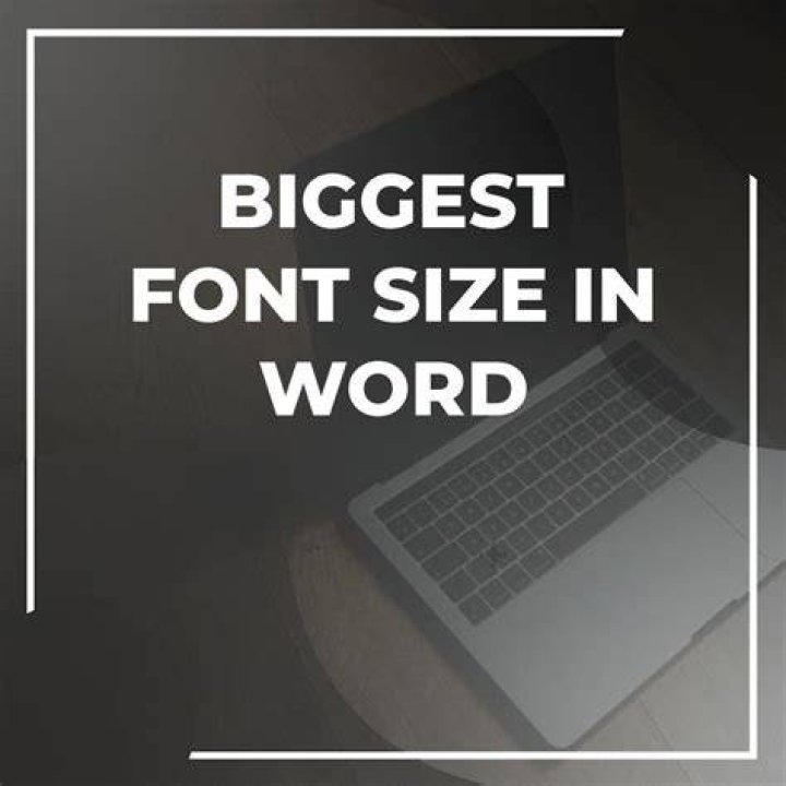 Biggest Font - How To Discuss