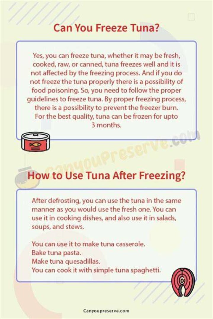 Can You Freeze Tuna - How To Discuss
