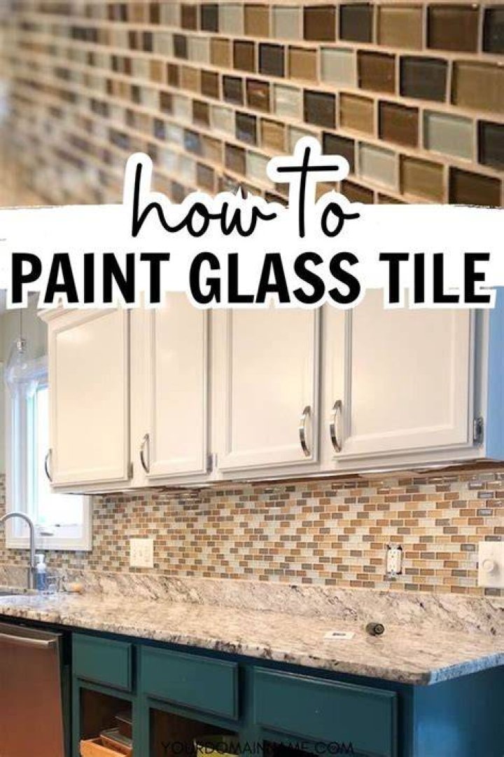 Can you paint tile backsplash