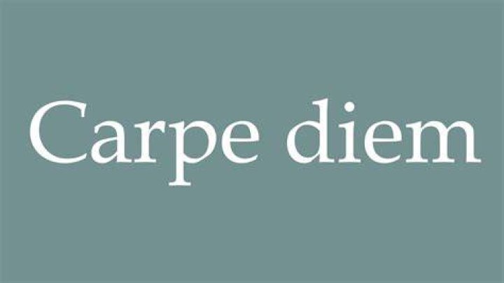 Carpe Diem In French - How To Discuss
