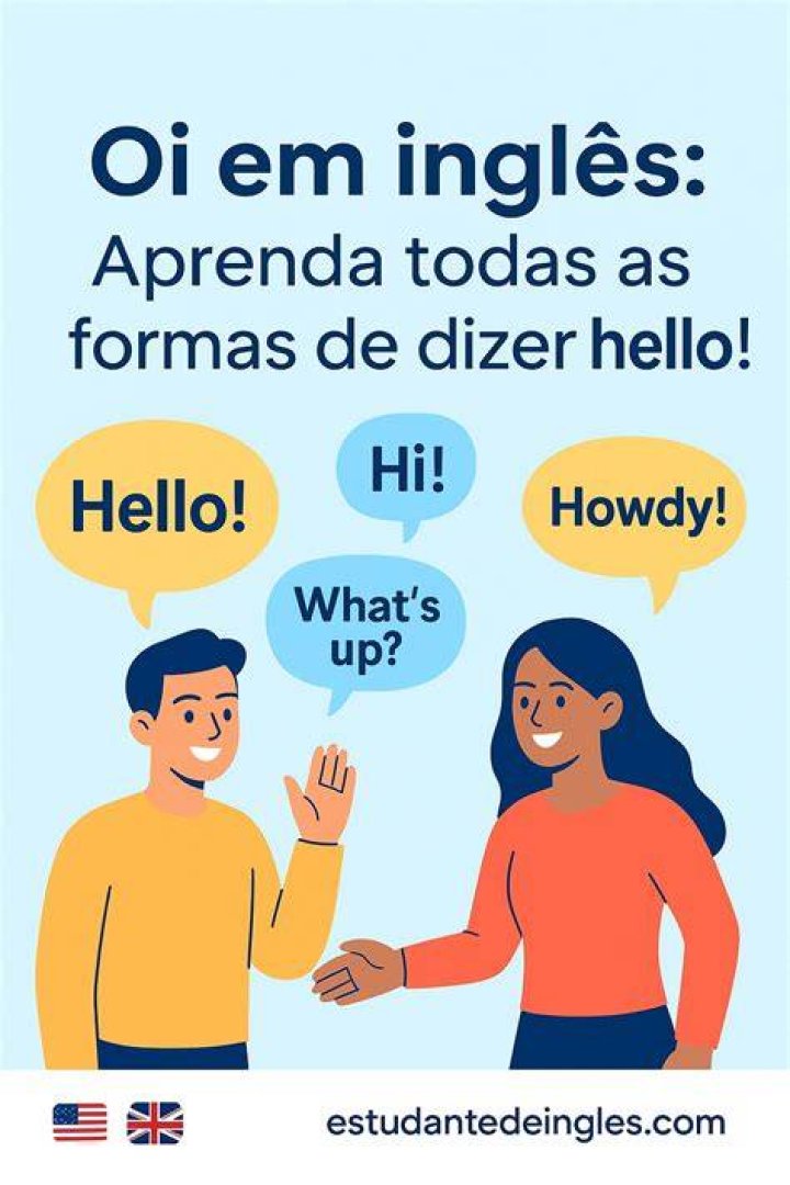 Como Que Fala Oi Em InglÃªs