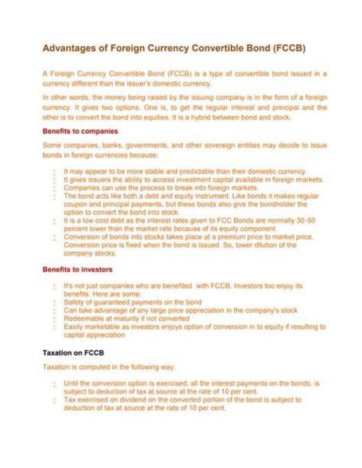 Convertible currency - How To Discuss