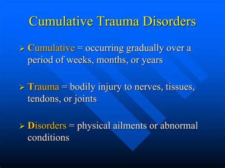 Cumulative trauma - How To Discuss