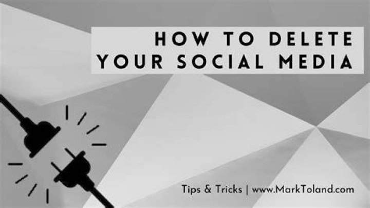 Deleting social media - How To Discuss