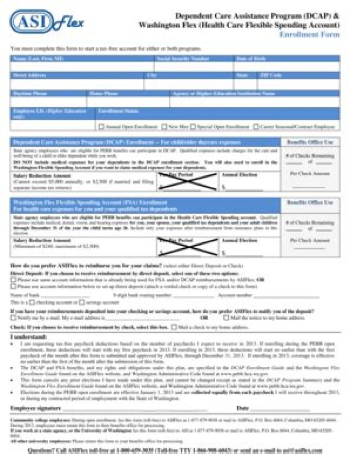 Dependent care assistance program (DCAP)