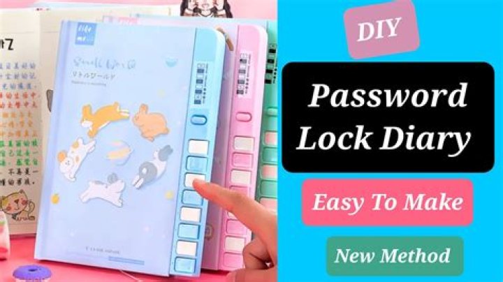 Diary with lock - How To Discuss