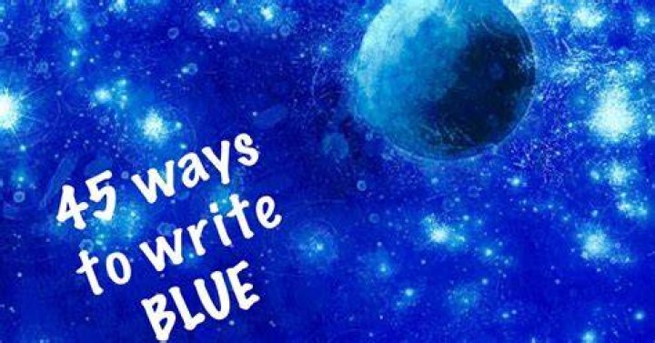 Different Ways To Spell Blue