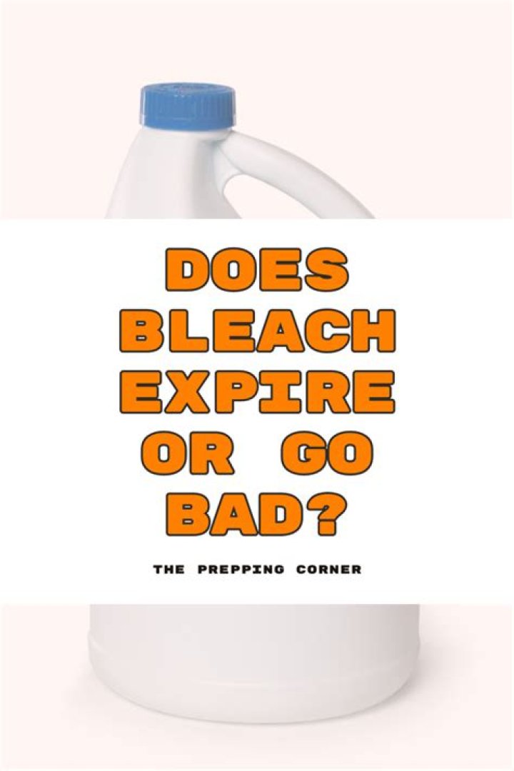 Does Bleach Expire - How To Discuss