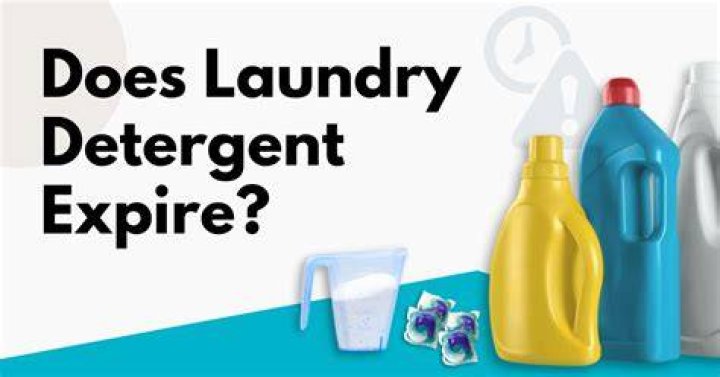 Does laundry detergent expire - How To Discuss