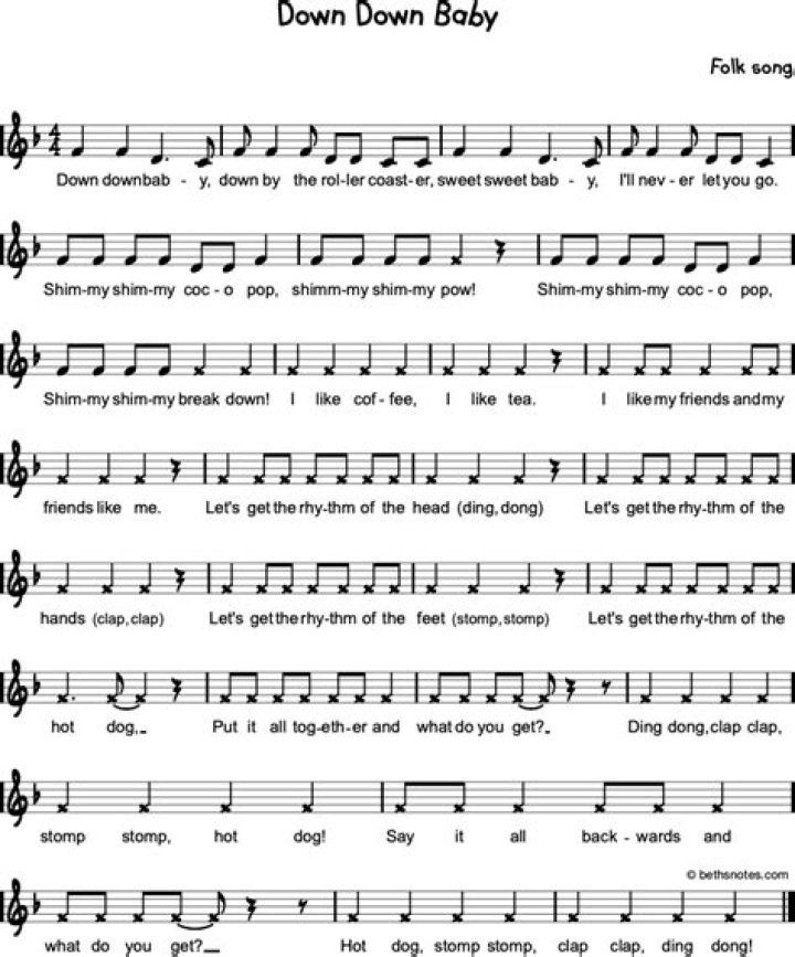 Down Down Baby Rap Song