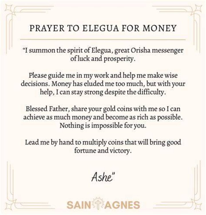Elegua Monday Prayer - How To Discuss