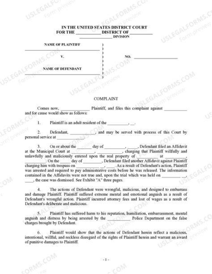False Arrest - How To Discuss
