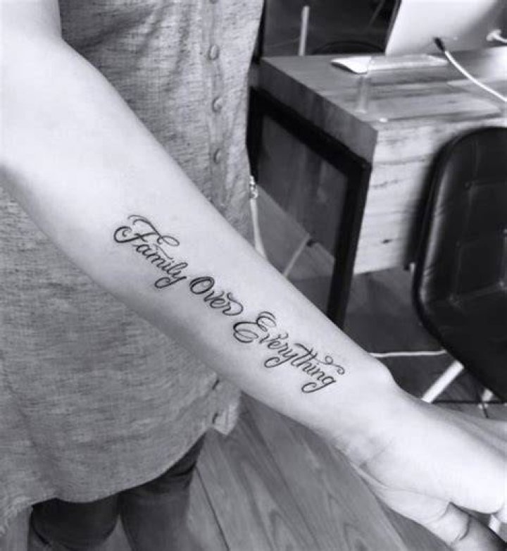 Family Over Everything Tattoo - How To Discuss