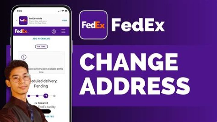 Fedex address change - How To Discuss