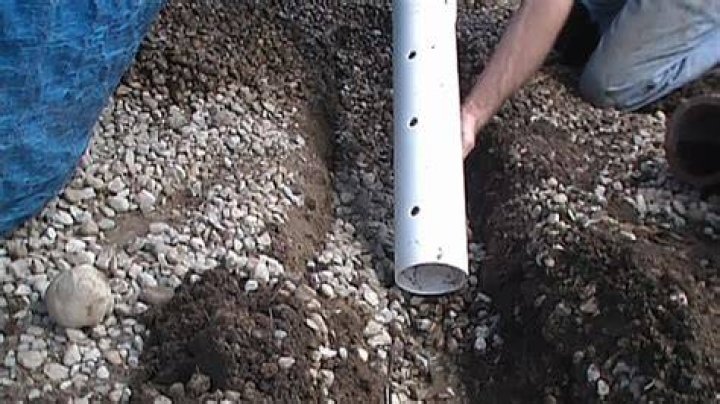 French Drain Holes Up Or Down
