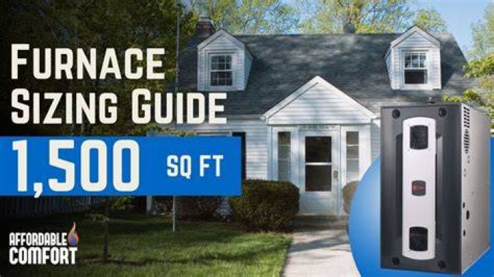 Furnace For 1200 Square Foot Home
