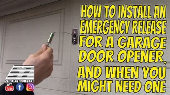 Garage Door Vault Release - How To Discuss
