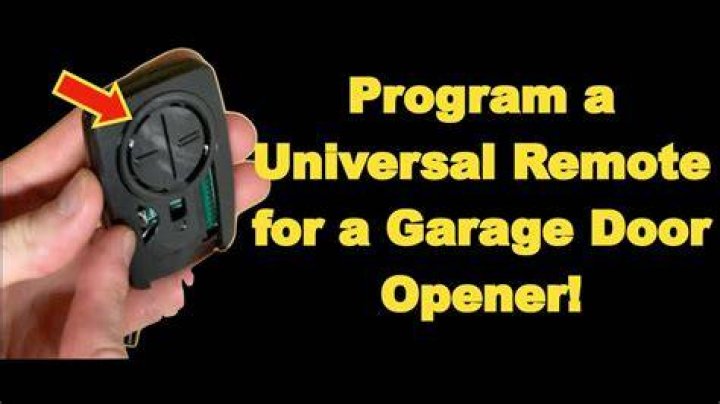Garage remote - How To Discuss