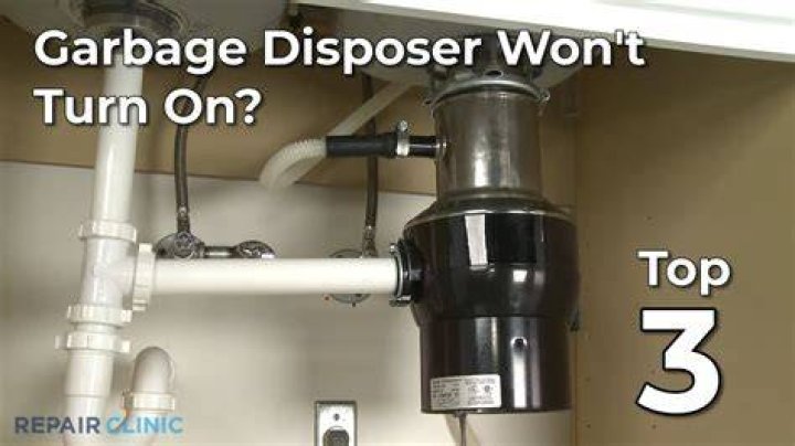 Garbage disposal not turning on