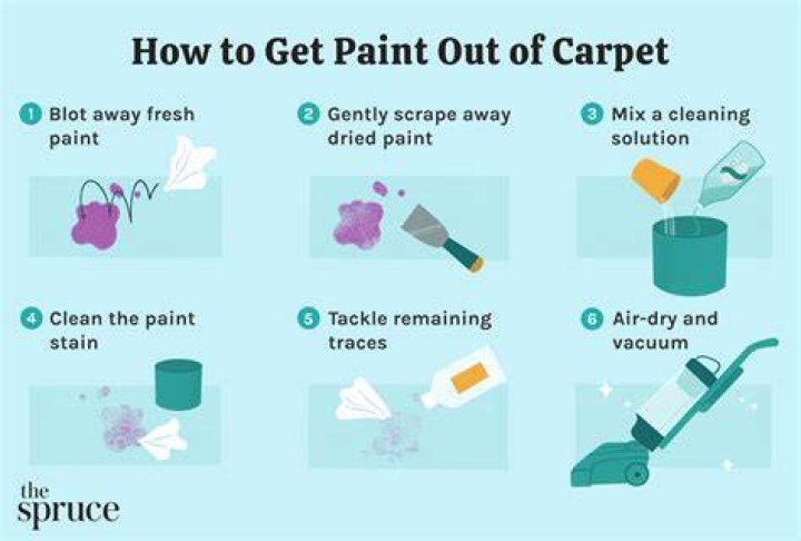 Get paint out of carpet