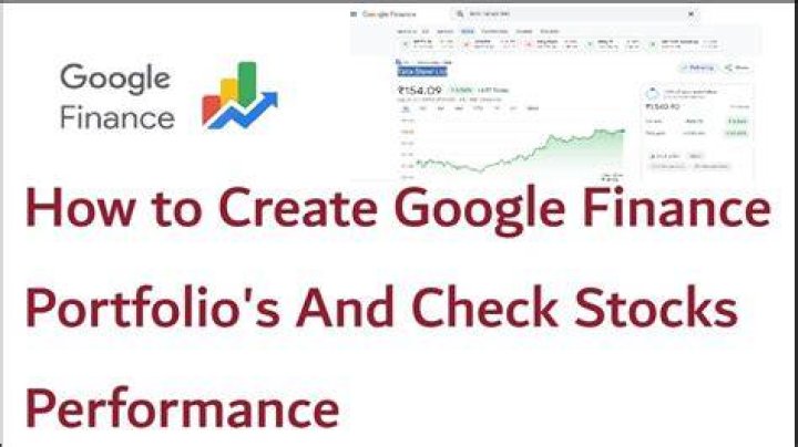 Google Finance Portfolio - How To Discuss