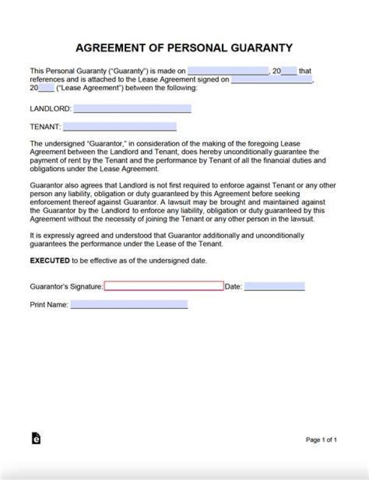 Guaranty Agreement - How To Discuss
