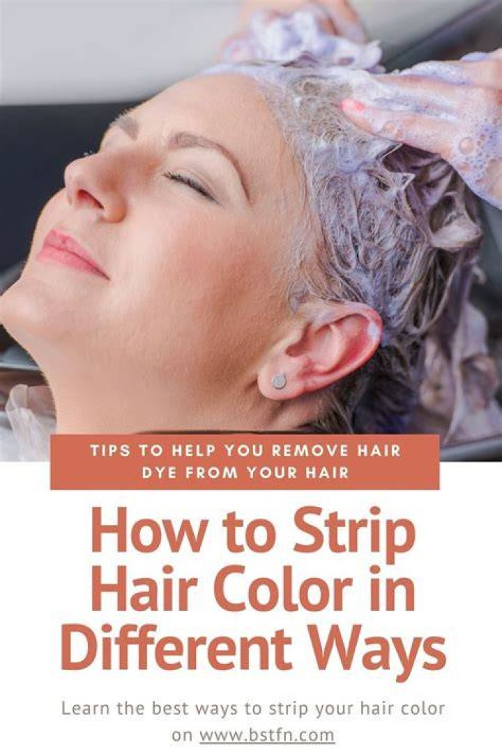 Hair color stripper - How To Discuss