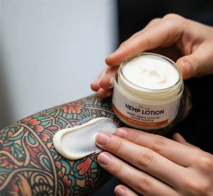 Hempz Lotion On New Tattoo