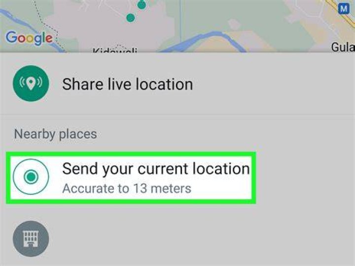 How do i send my location