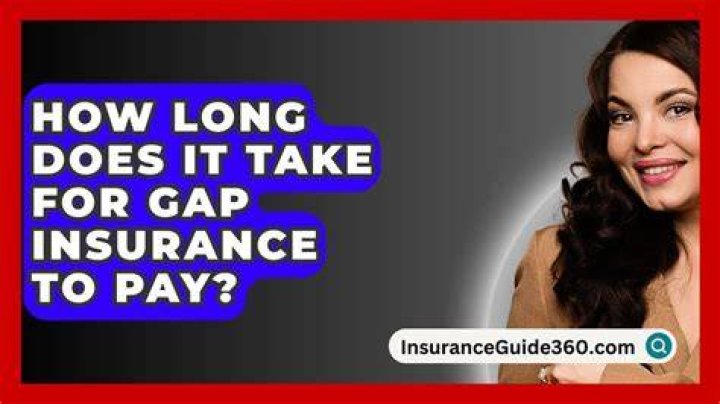 How Long Does It Take for Gap Insurance to Pay?