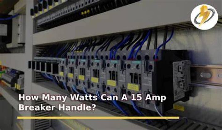 How Many Watts Can A 15 Amp Breaker Handle