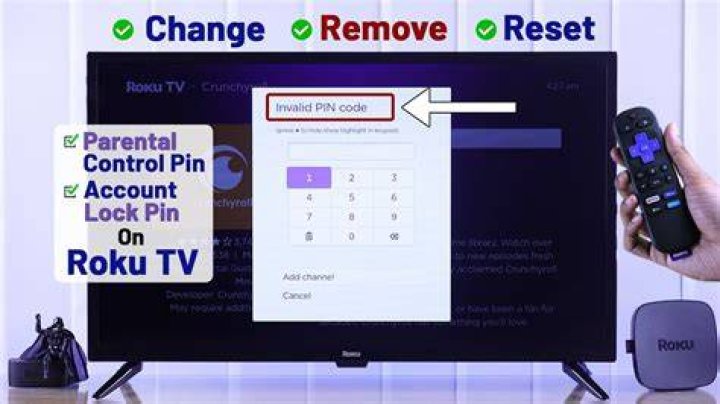 How to change roku pin