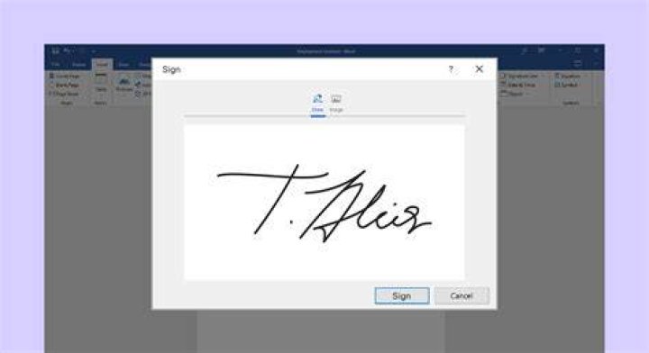 How to electronically sign a word document