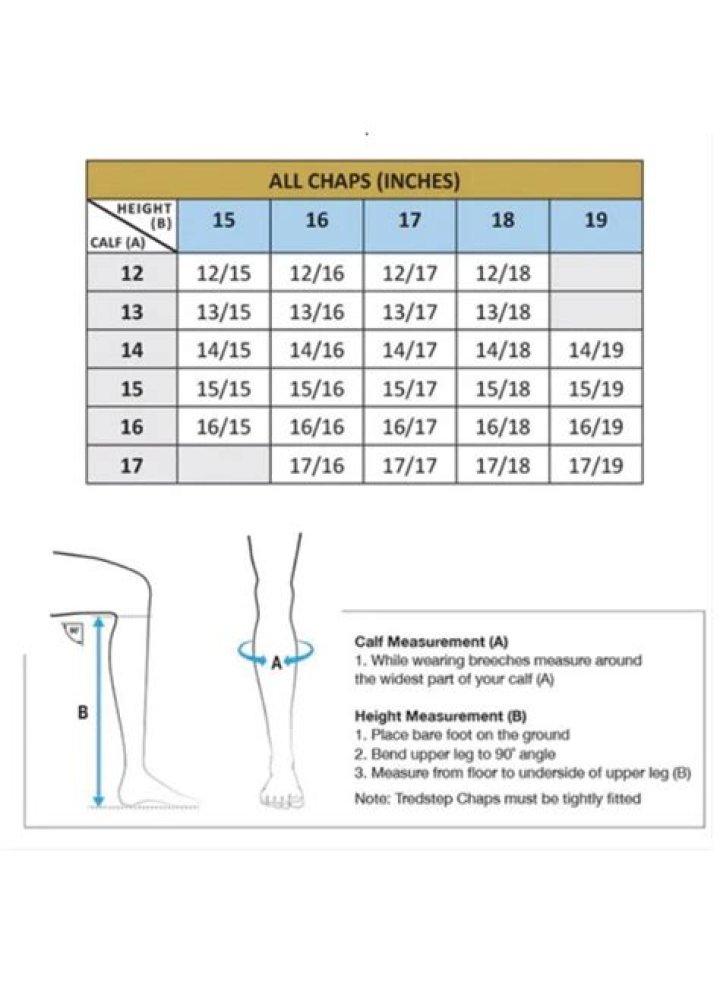 How To Measure For Half Chaps
