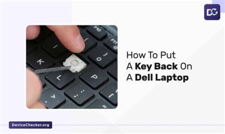 How To Put A Key Back On A Laptop