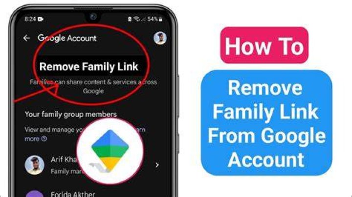 How to remove family link