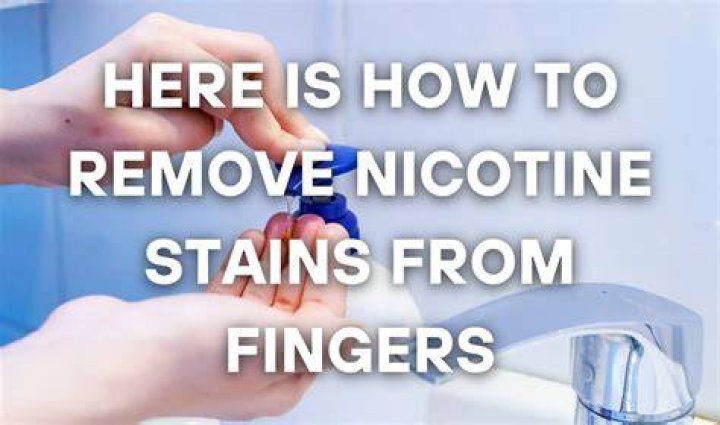 How To Remove Nicotine Stains From Fingernails