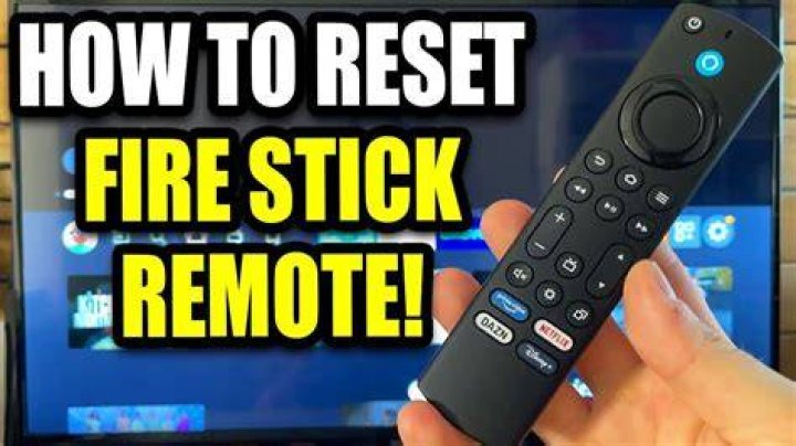 How to reset firestick remote