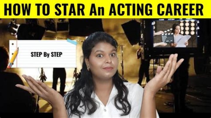 How to start an acting career