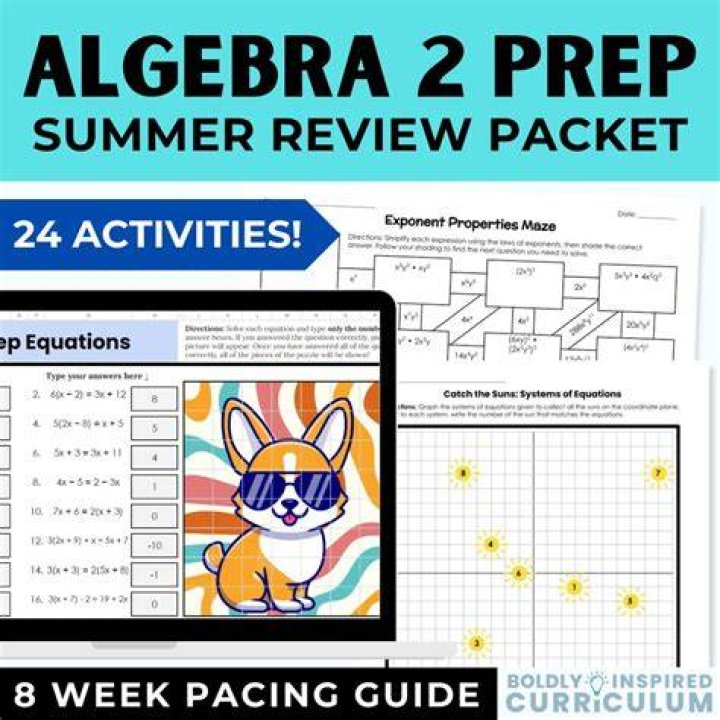 How To Take Algebra 1 Over The Summer