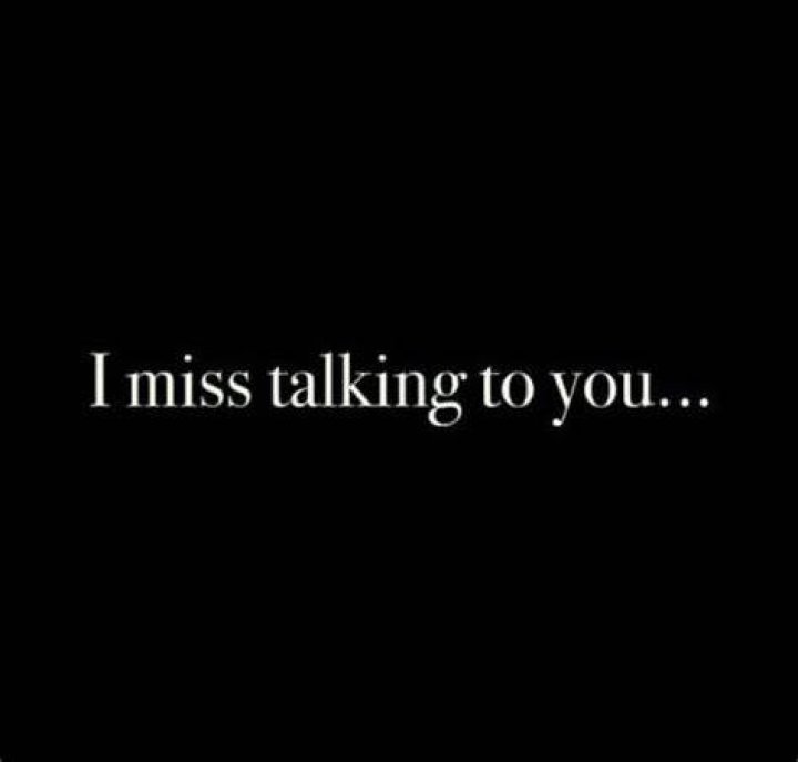 I Miss Talking To You