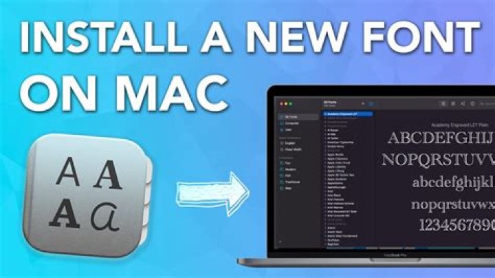 Install font mac - How To Discuss