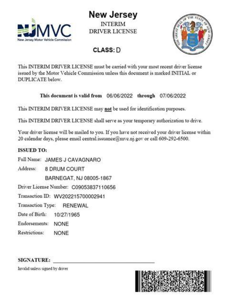 Interim Driver License - How To Discuss