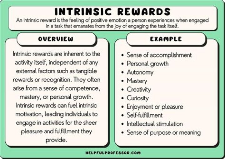 Intrinsic reward - How To Discuss