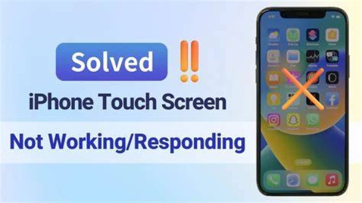 Iphone screen not responding to touch