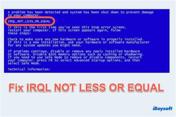 Irql Not Less Or Equal