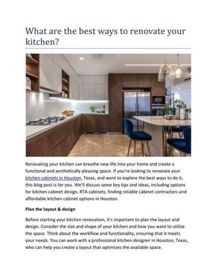 Kitchen contractors - How To Discuss