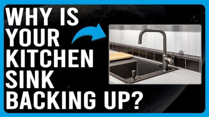 Kitchen sink backing up - How To Discuss